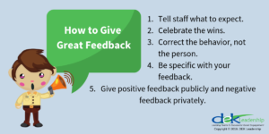 How to Give Great Feedback | DEK Leadership